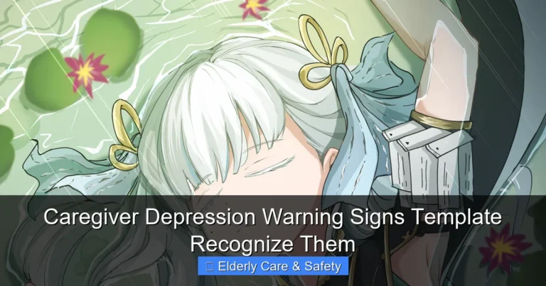Caregiver Depression Warning Signs Template Recognize Them