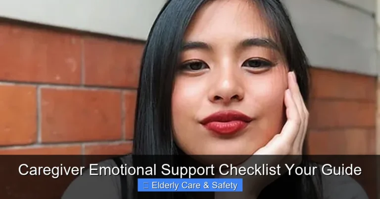 Caregiver Emotional Support Checklist Your Guide