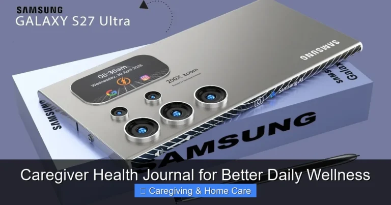 Caregiver Health Journal for Better Daily Wellness