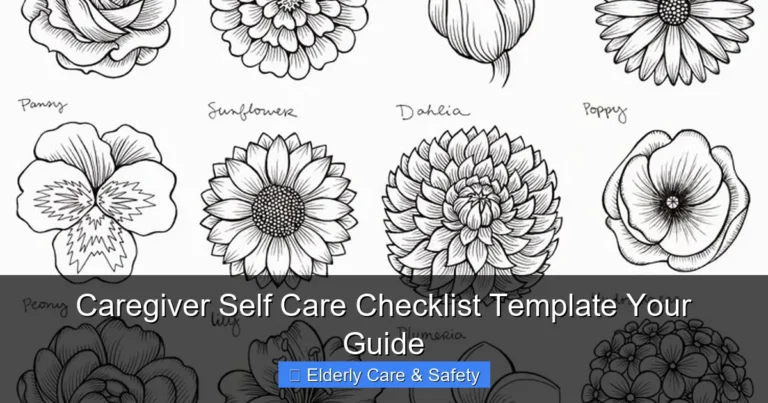 Caregiver Self Care Checklist Template Your Guide