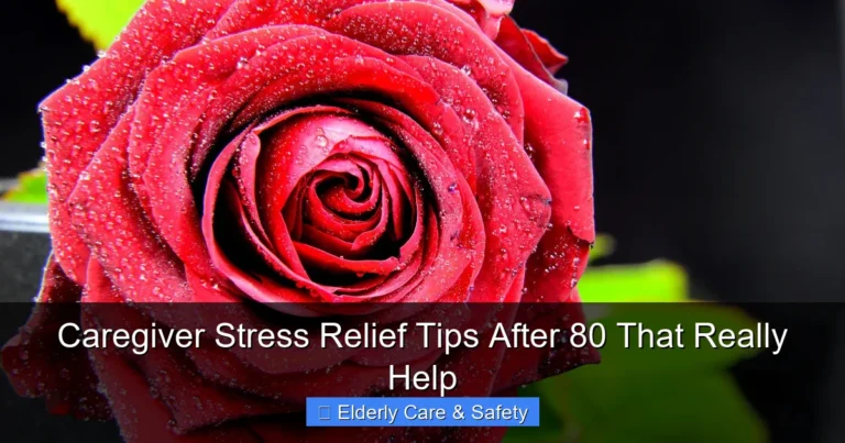 Caregiver Stress Relief Tips After 80 That Really Help