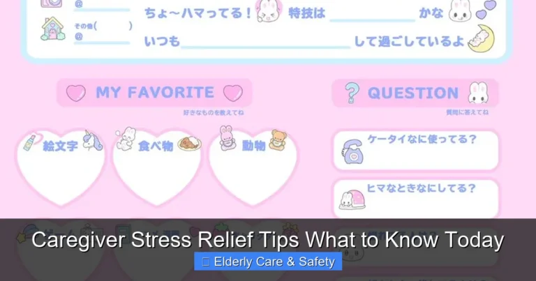 Caregiver Stress Relief Tips What to Know Today