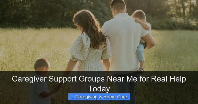Caregiver Support Groups Near Me for Real Help Today