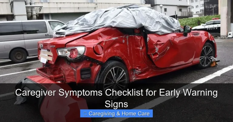Caregiver Symptoms Checklist for Early Warning Signs