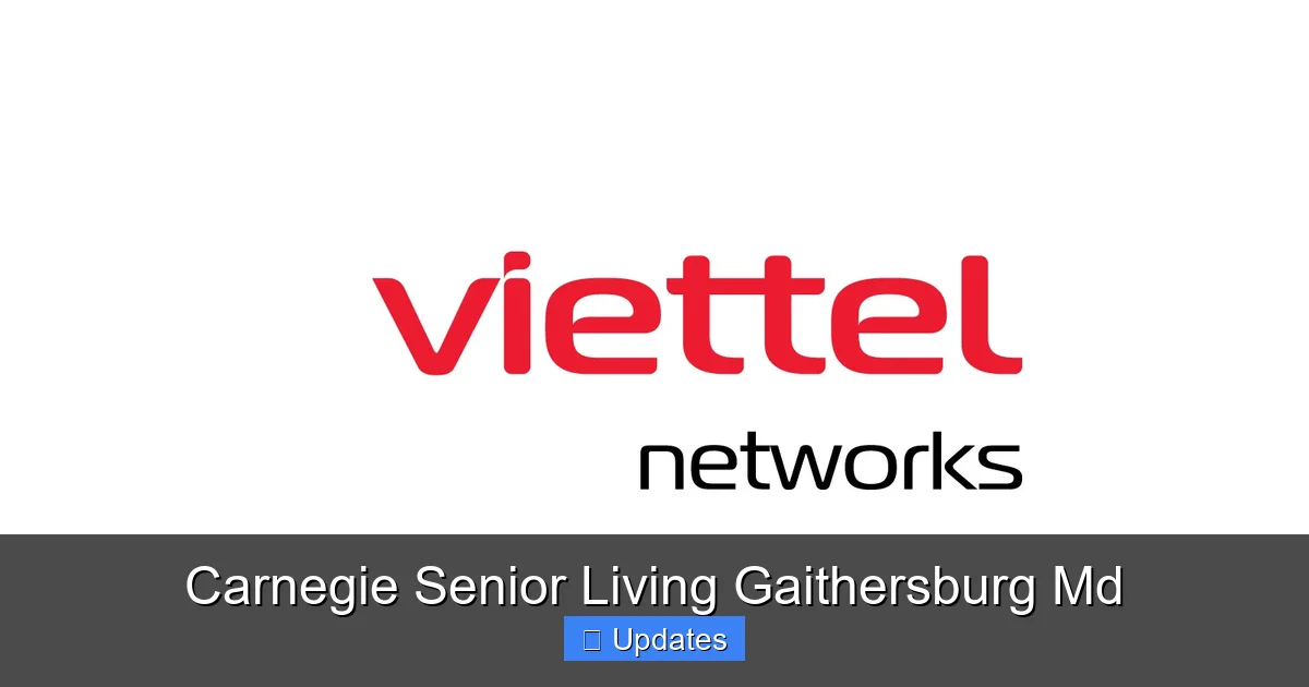 Carnegie Senior Living Gaithersburg Md