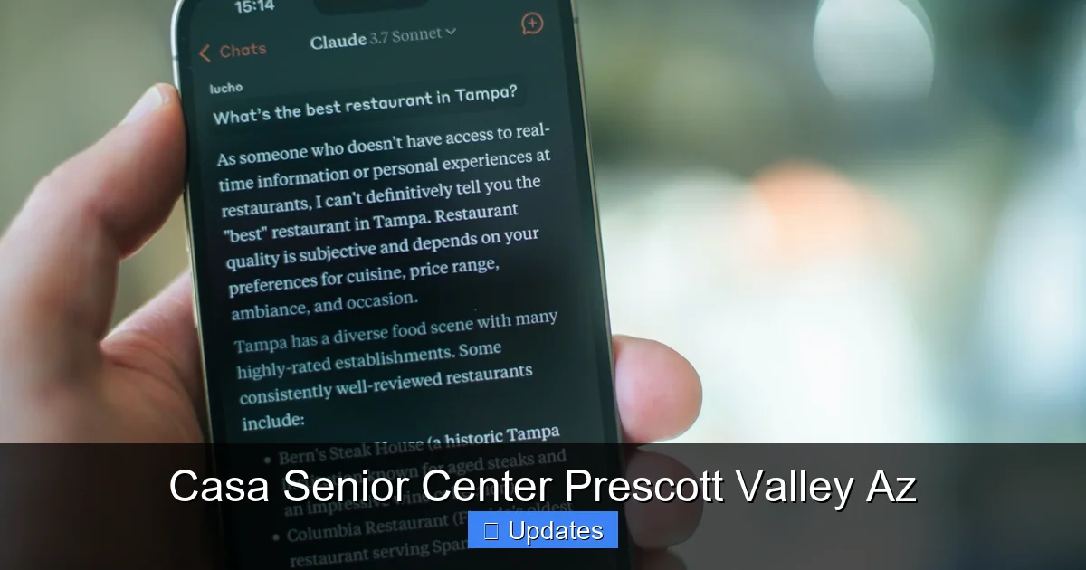 Casa Senior Center Prescott Valley Az