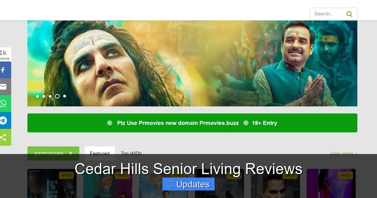 Cedar Hills Senior Living Reviews
