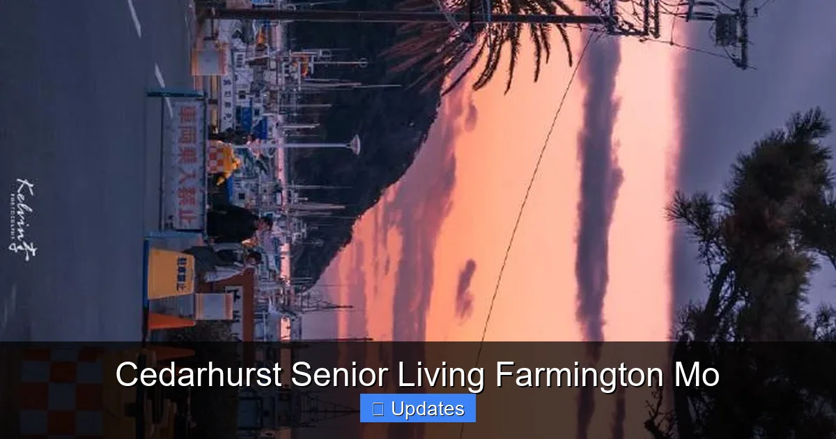 Cedarhurst Senior Living Farmington Mo