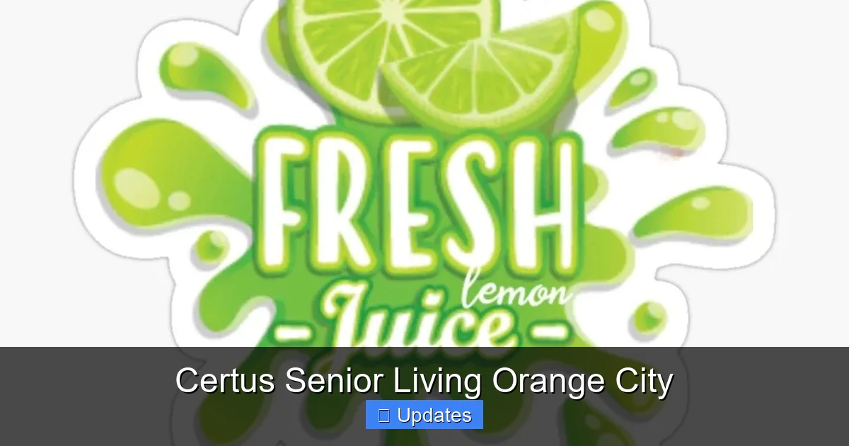 Certus Senior Living Orange City