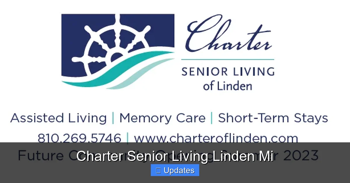 Charter Senior Living Linden Mi