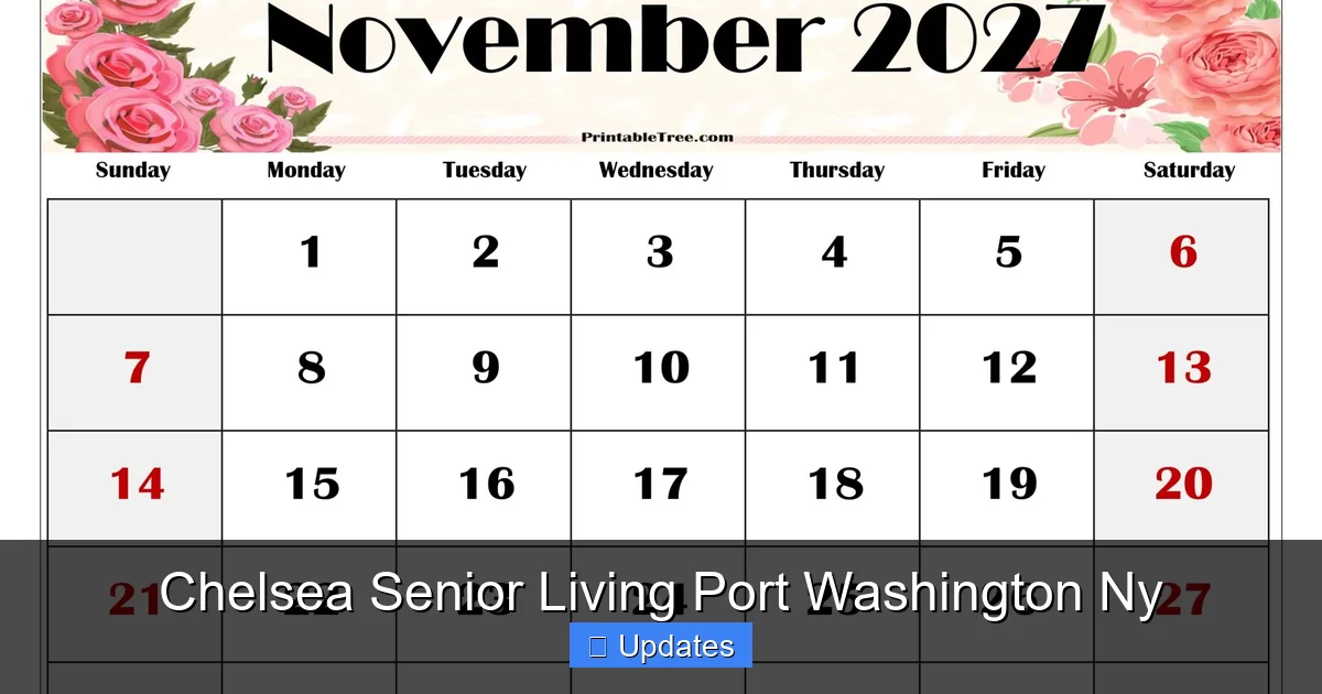 Chelsea Senior Living Port Washington Ny