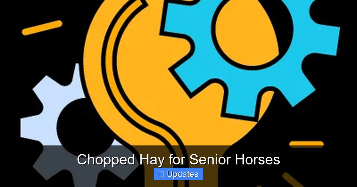 Chopped Hay for Senior Horses