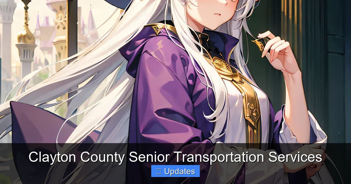 Clayton County Senior Transportation Services