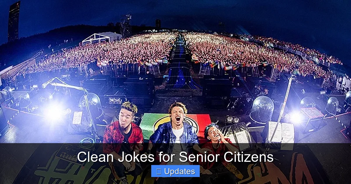 Clean Jokes for Senior Citizens