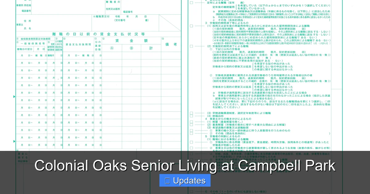 Colonial Oaks Senior Living at Campbell Park