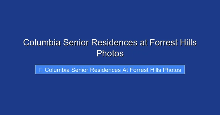 Columbia Senior Residences at Forrest Hills Photos