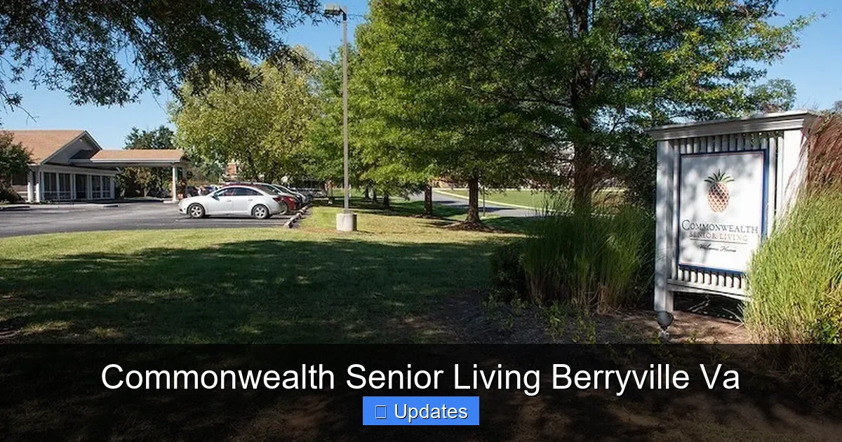 Commonwealth Senior Living Berryville Va