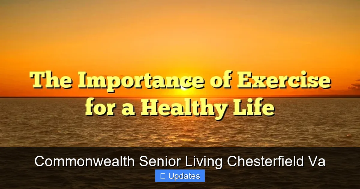 Commonwealth Senior Living Chesterfield Va