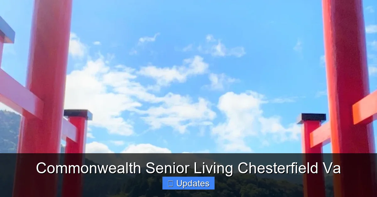 Commonwealth Senior Living Chesterfield Va