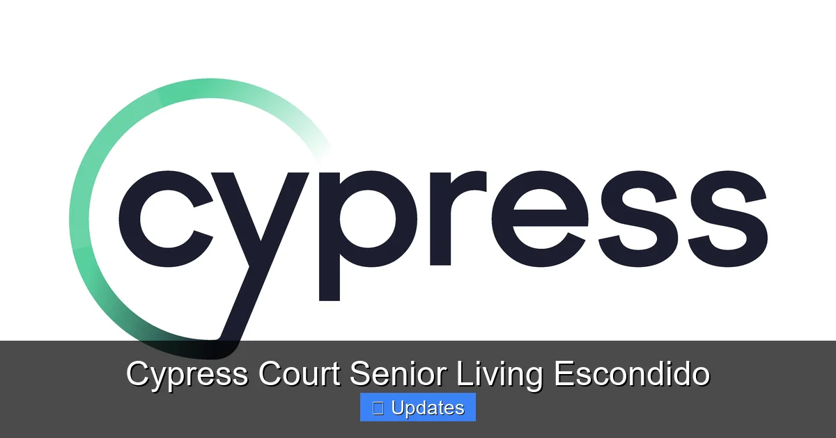 Cypress Court Senior Living Escondido