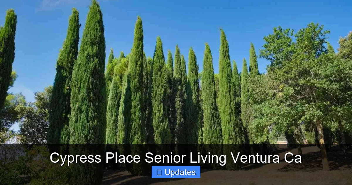 Cypress Place Senior Living Ventura Ca
