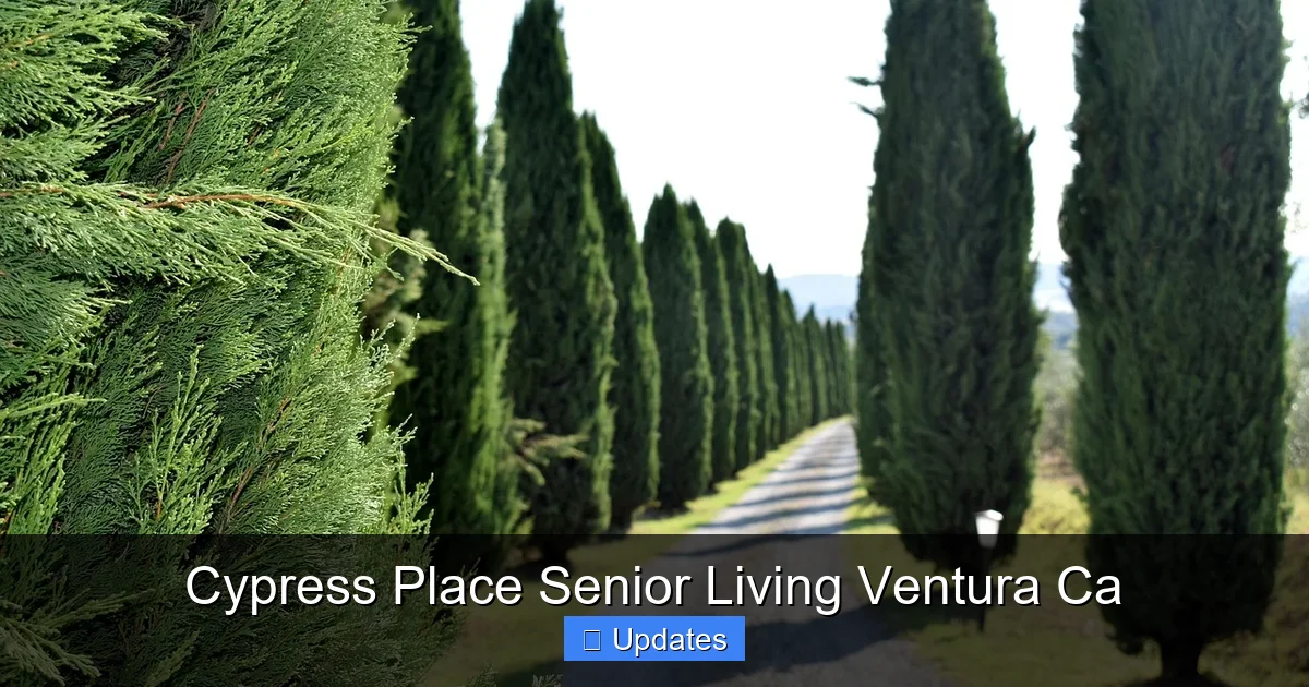 Cypress Place Senior Living Ventura Ca