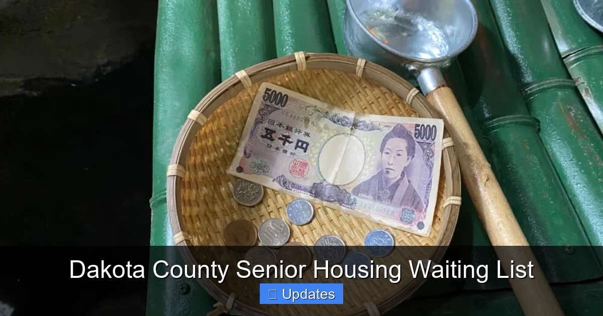 Dakota County Senior Housing Waiting List