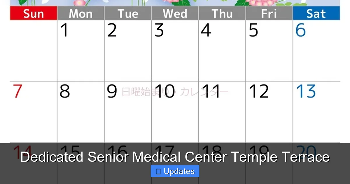Dedicated Senior Medical Center Temple Terrace