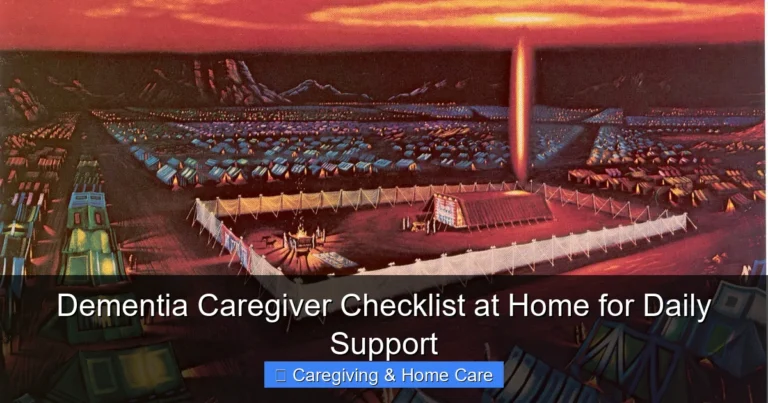 Dementia Caregiver Checklist at Home for Daily Support
