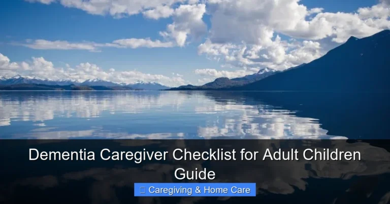 Dementia Caregiver Checklist for Adult Children Guide