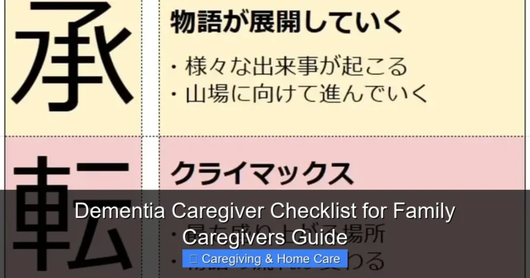 Dementia Caregiver Checklist for Family Caregivers Guide