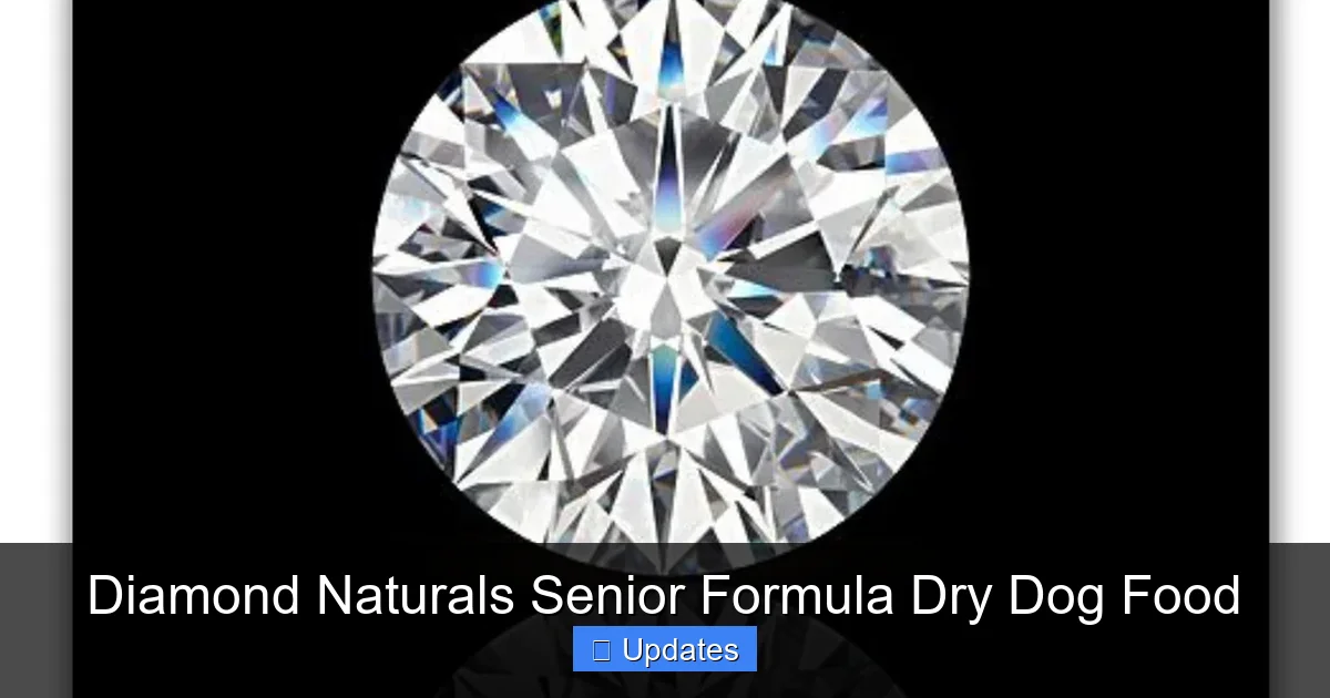 Diamond Naturals Senior Formula Dry Dog Food