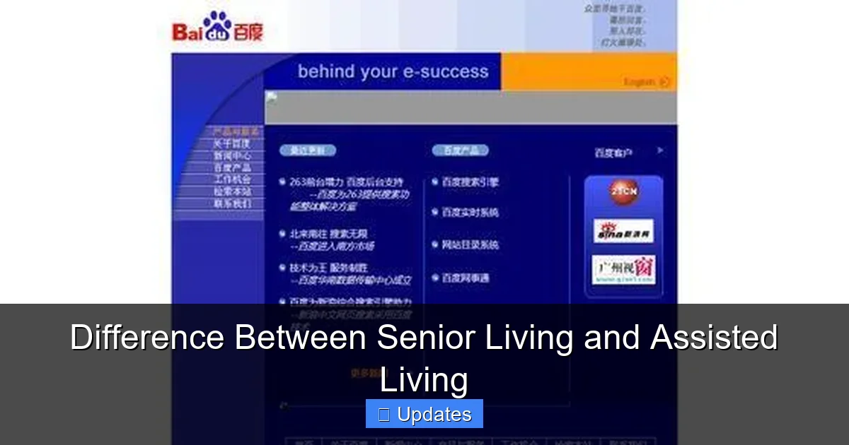 Difference Between Senior Living and Assisted Living