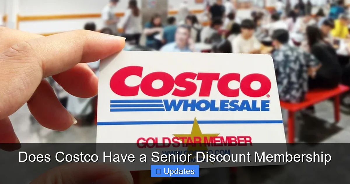 Does Costco Have a Senior Discount Membership