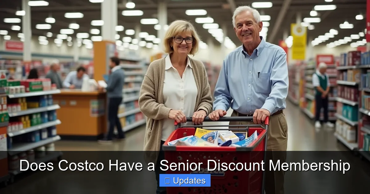 Does Costco Have a Senior Discount Membership