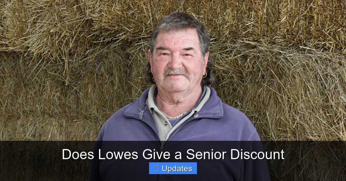 Does Lowes Give a Senior Discount