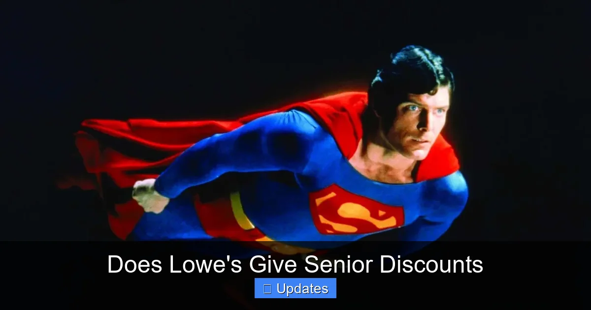 Does Lowe's Give Senior Discounts