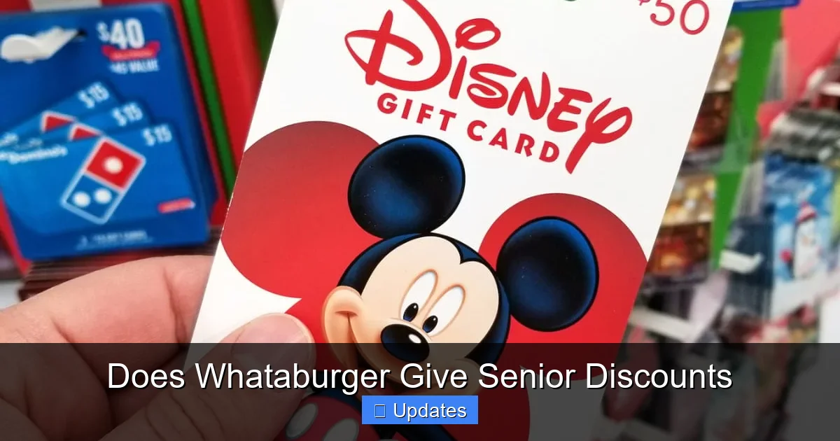 Does Whataburger Give Senior Discounts