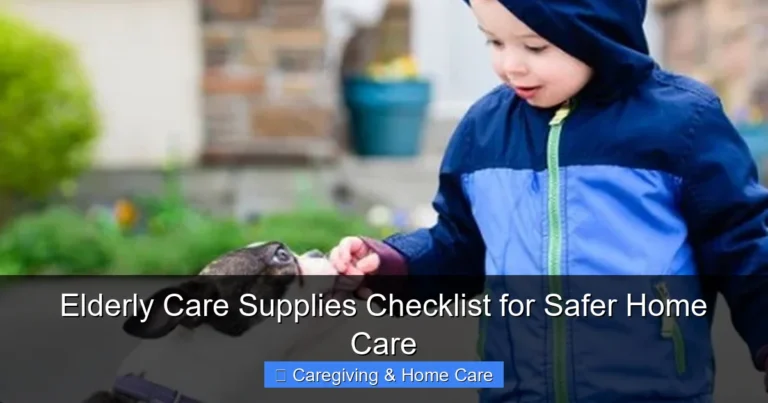 Elderly Care Supplies Checklist for Safer Home Care