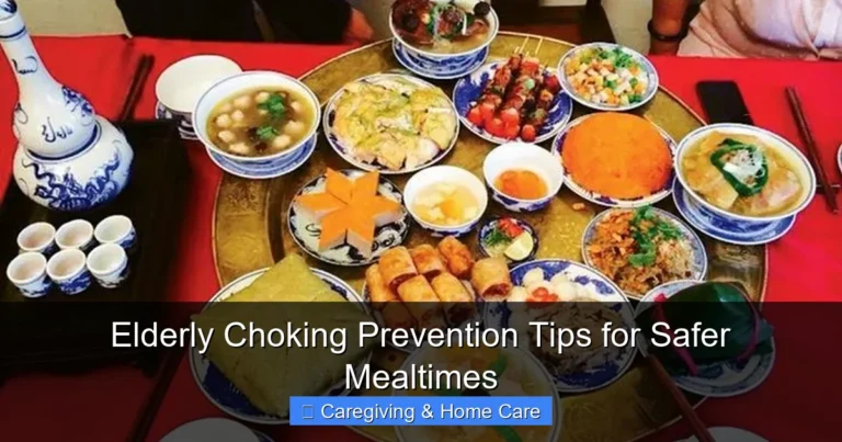 Elderly Choking Prevention Tips for Safer Mealtimes