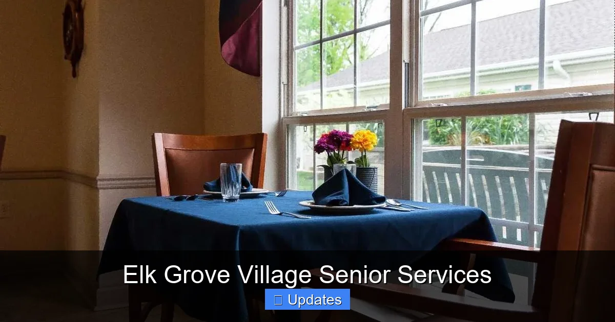 Elk Grove Village Senior Services