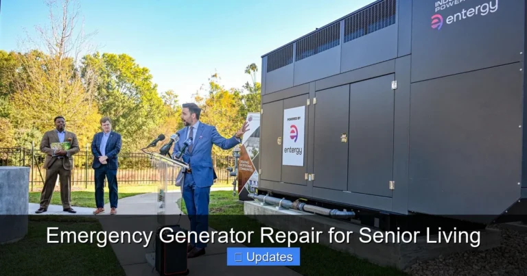 Emergency Generator Repair for Senior Living