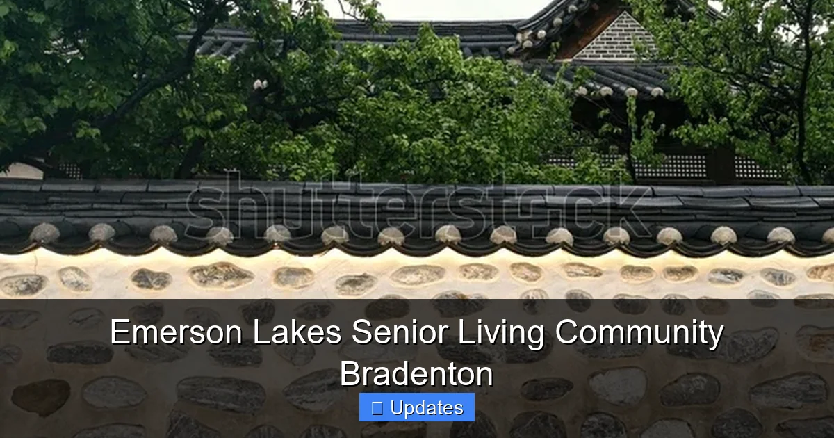 Emerson Lakes Senior Living Community Bradenton