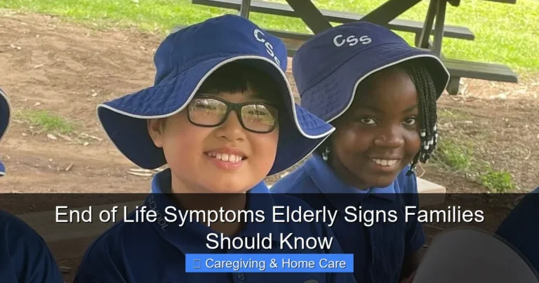 End of Life Symptoms Elderly Signs Families Should Know
