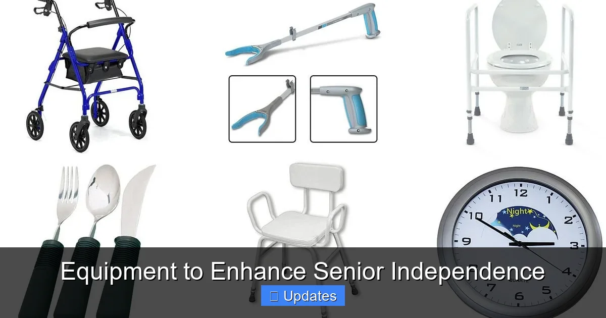 Equipment to Enhance Senior Independence