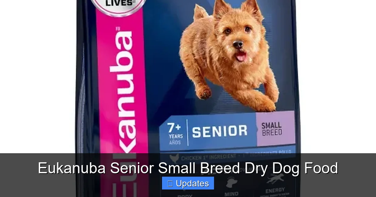 Eukanuba Senior Small Breed Dry Dog Food