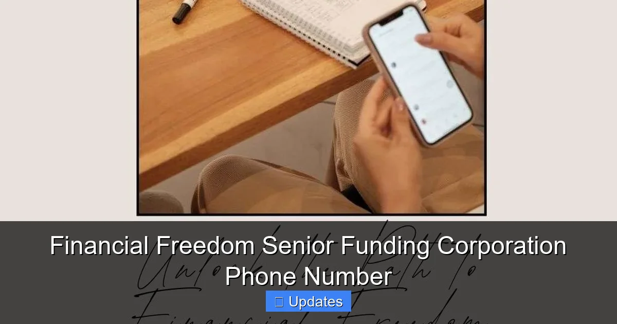 Financial Freedom Senior Funding Corporation Phone Number