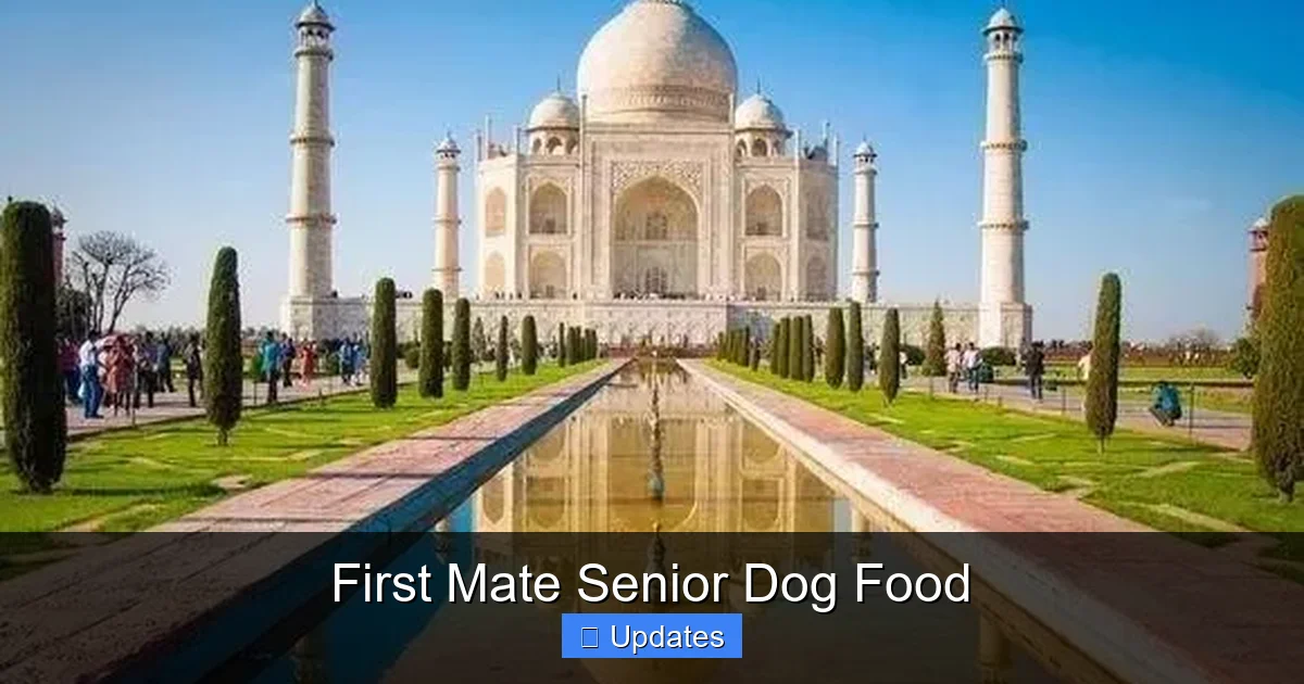 First Mate Senior Dog Food