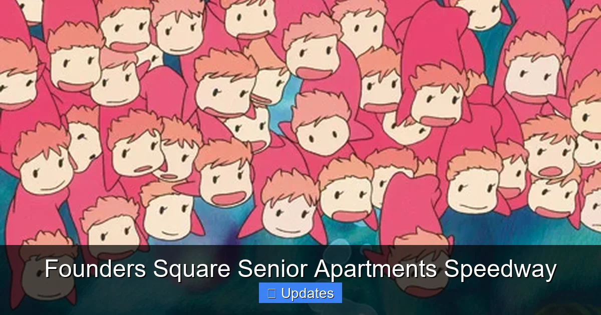 Founders Square Senior Apartments Speedway