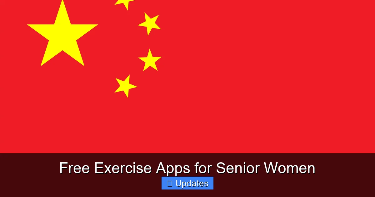 Free Exercise Apps for Senior Women
